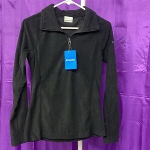 Columbia Black Quarter-Zip Fleece